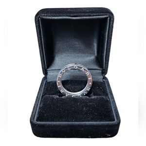 ❌️SOLD❌️ BVLGARI BZERO 1 White Gold 1-Row 18K 5MM Band Ring 56 EU/ 7.5 US Size